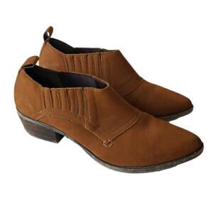 Steve Madden Auckland Western Style Leather Ankle Boots Size 7.5